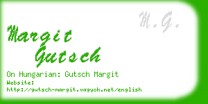 margit gutsch business card